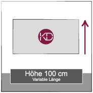 Höhe 100cm