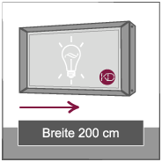 Breite 200cm