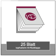 zu 25 Blatt