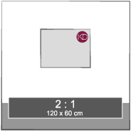 120cm x 60cm