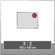 150cm x 100cm