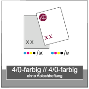 4/0-farbig Euroskala / 4/0-farbig Euroskala