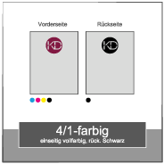 4/1-farbig (Euroskala)