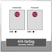 4/4-farbig (Euroskala)