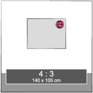 140cm x 105cm