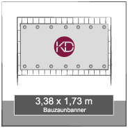 Bauzaun Banner