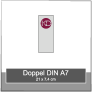 Doppel DIN A7