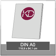 DIN A0 Hartschaum