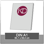 DIN A1 Hartschaum