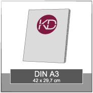 DIN A3 Hartschaum
