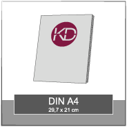 DIN A4 Hartschaum