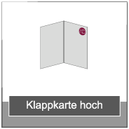 Klappkarte hoch