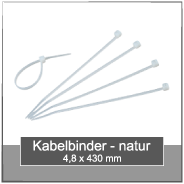 Kabelbinder 4,8 x 430 mm