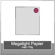 Megalight Papier (matt 175g)