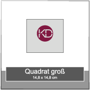 Quadrat groß