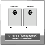 1/1-farbig (Tampondruck)